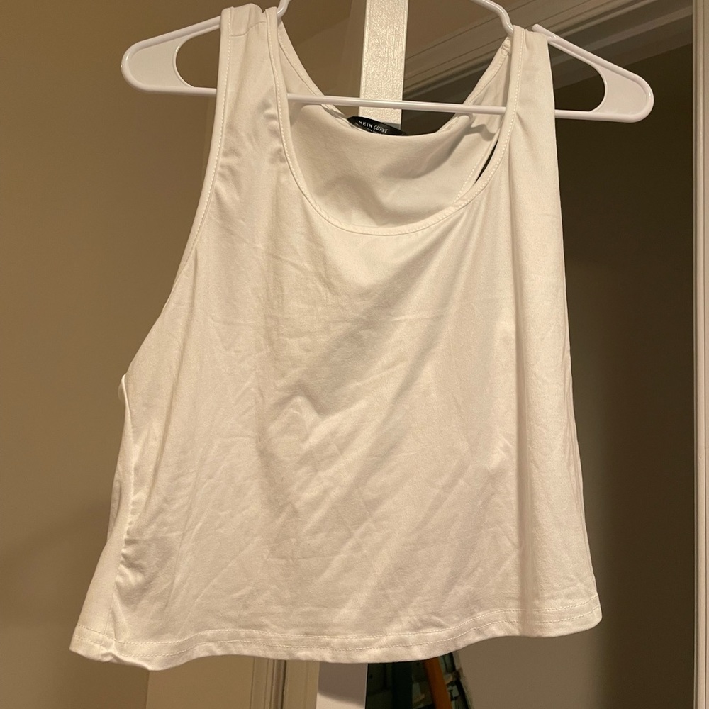 White Crop Top